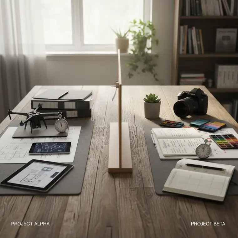 Jak pracować efektywnie nad dwoma projektami bez multitaskingu