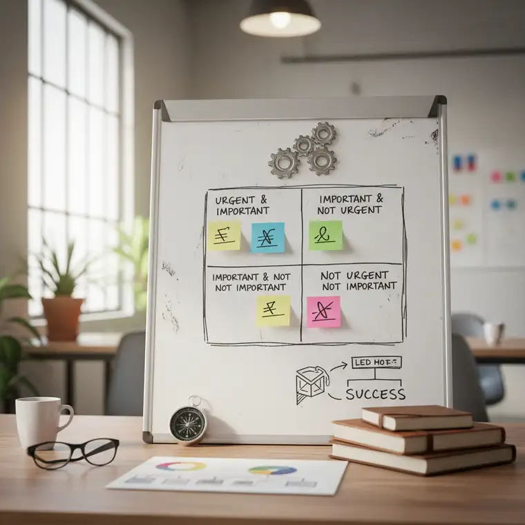 Jak skutecznie zarządzać priorytetami zespołu 5 osób metodą Eisenhowera