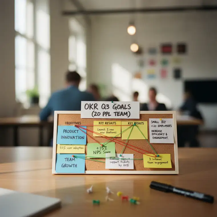 Jak dobrać cele kwartalne metodą OKR w małych firmach