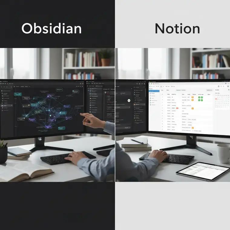 Zespół analityków danych pracuje wspólnie w Notion nad projektami, bazami danych i dokumentacją analityczną w chmurze