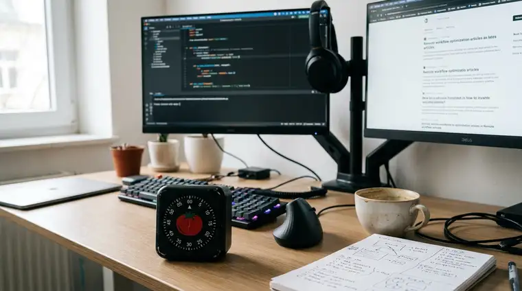 Jak ustawić długość sesji Pomodoro dla programisty full remote w 2026 roku